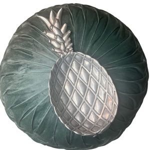 Vtg Pineapple Pewter Tray